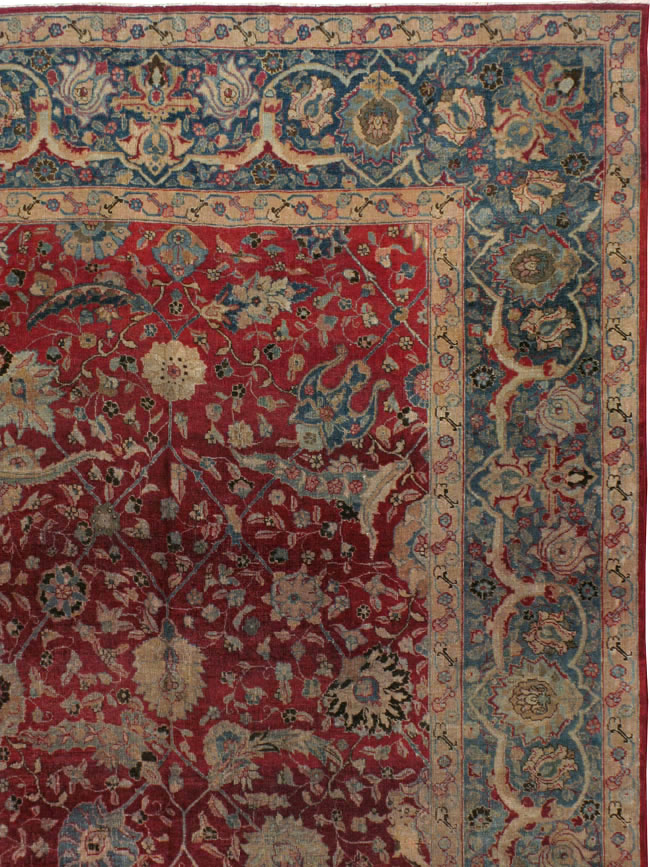 Antique tabriz Carpet - # 53475