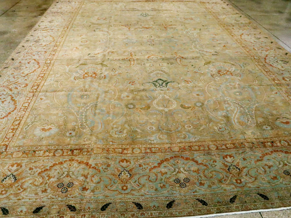 Antique tabriz Carpet - # 55054