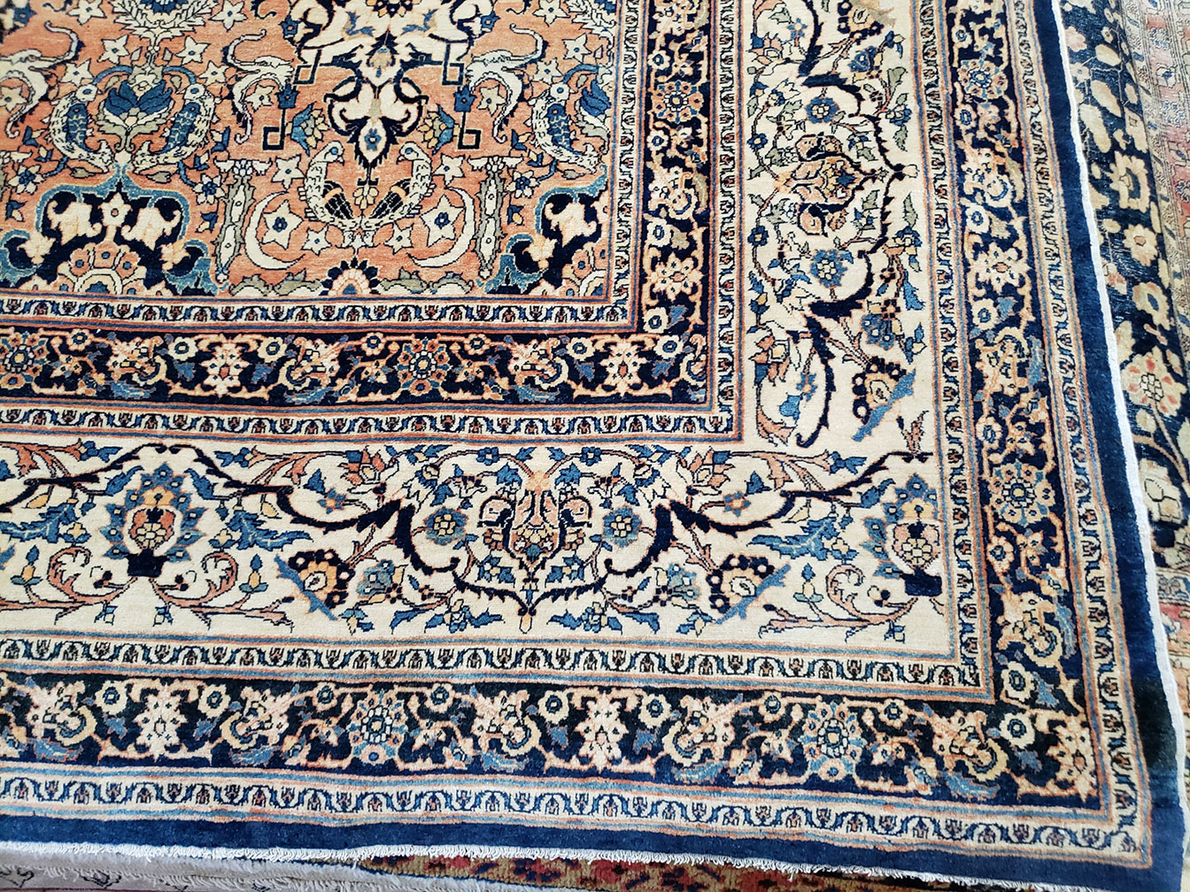 Antique tabriz Carpet - # 55313