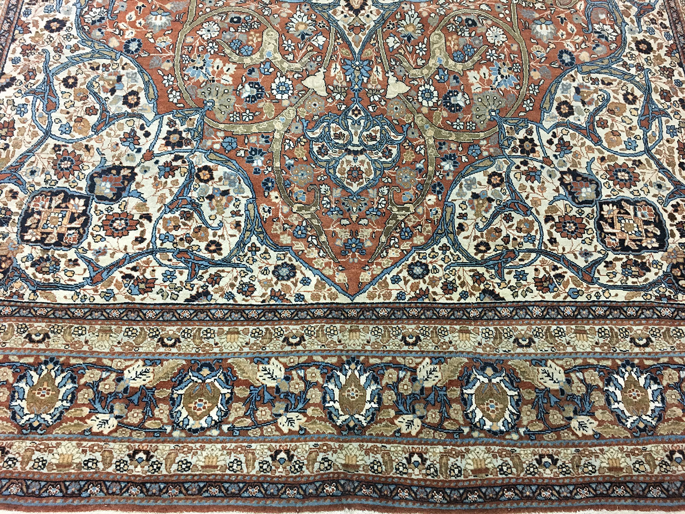 Antique tabriz Carpet - # 55315