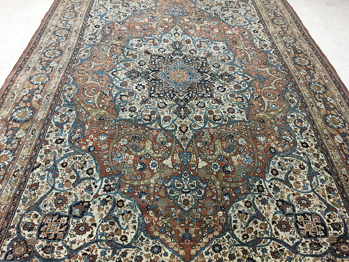 Antique tabriz Carpet - # 55315