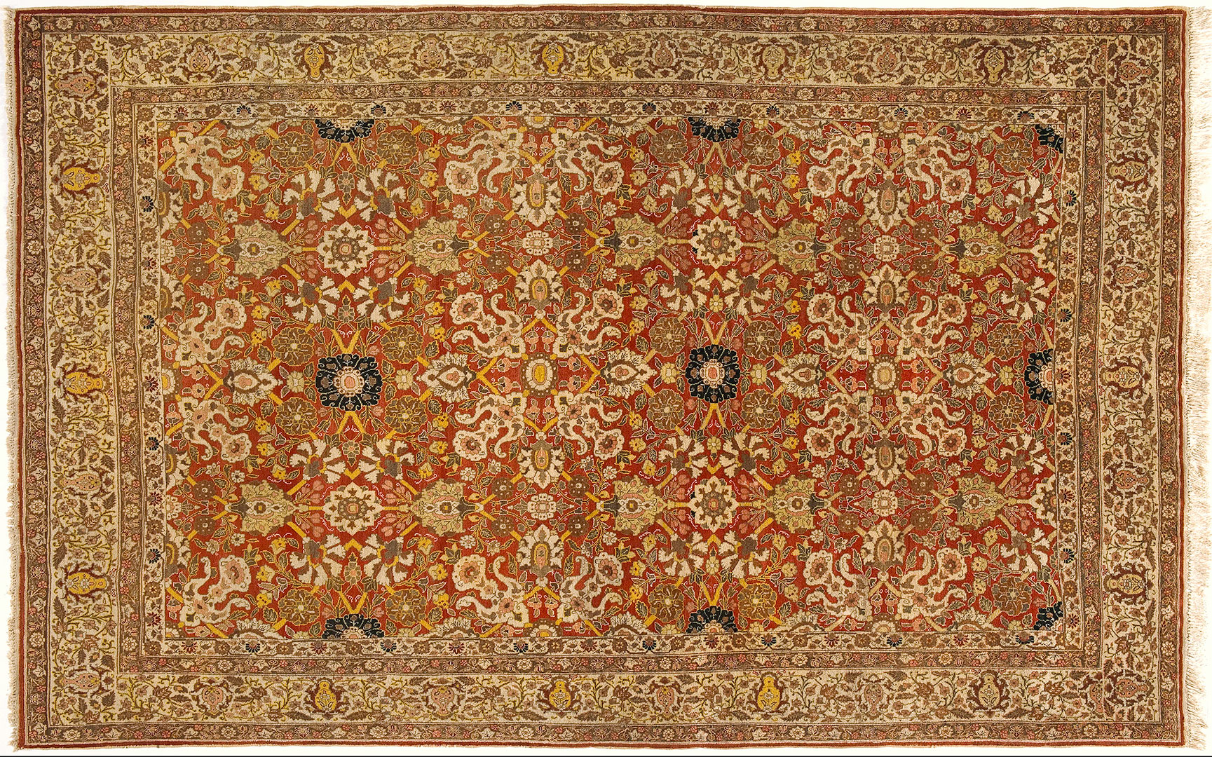 Antique tabriz Carpet - # 55319
