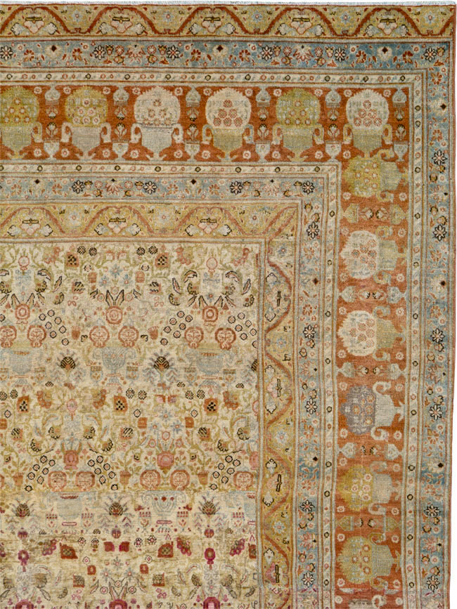 Antique tabriz Carpet - # 55697