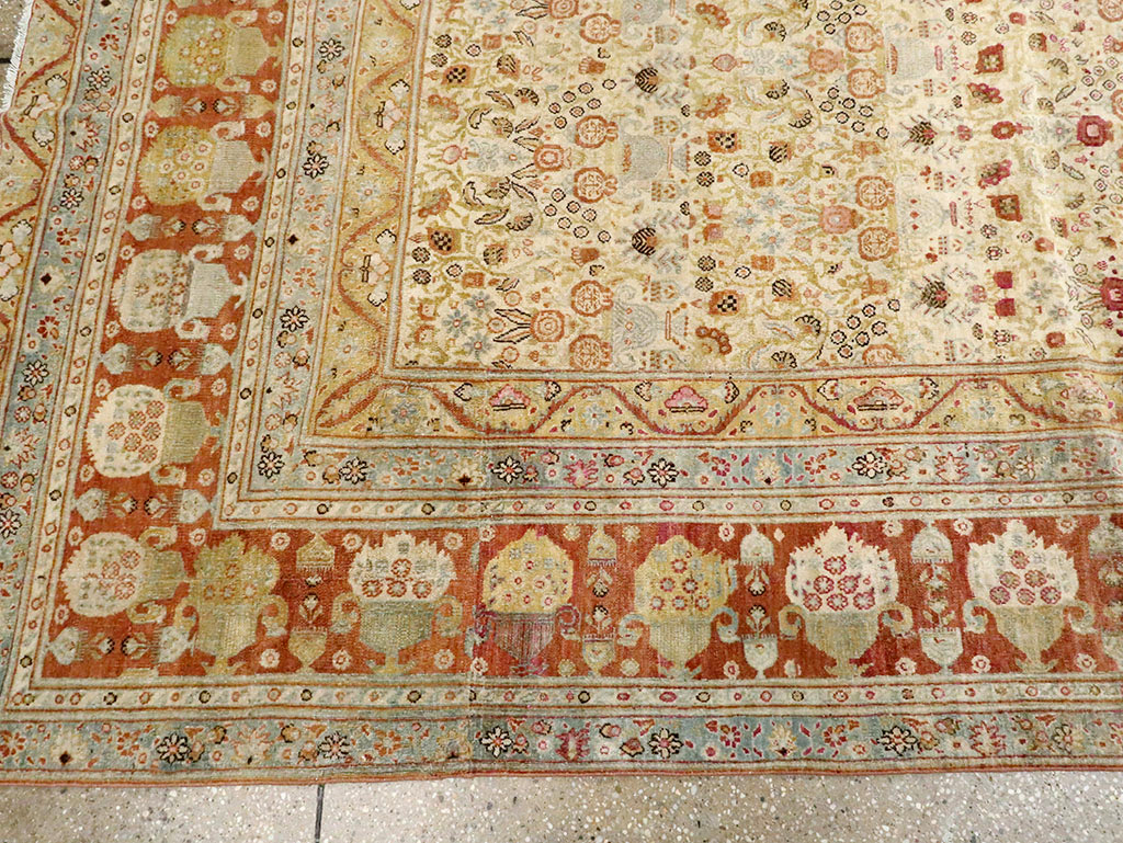 Antique tabriz Carpet - # 55697