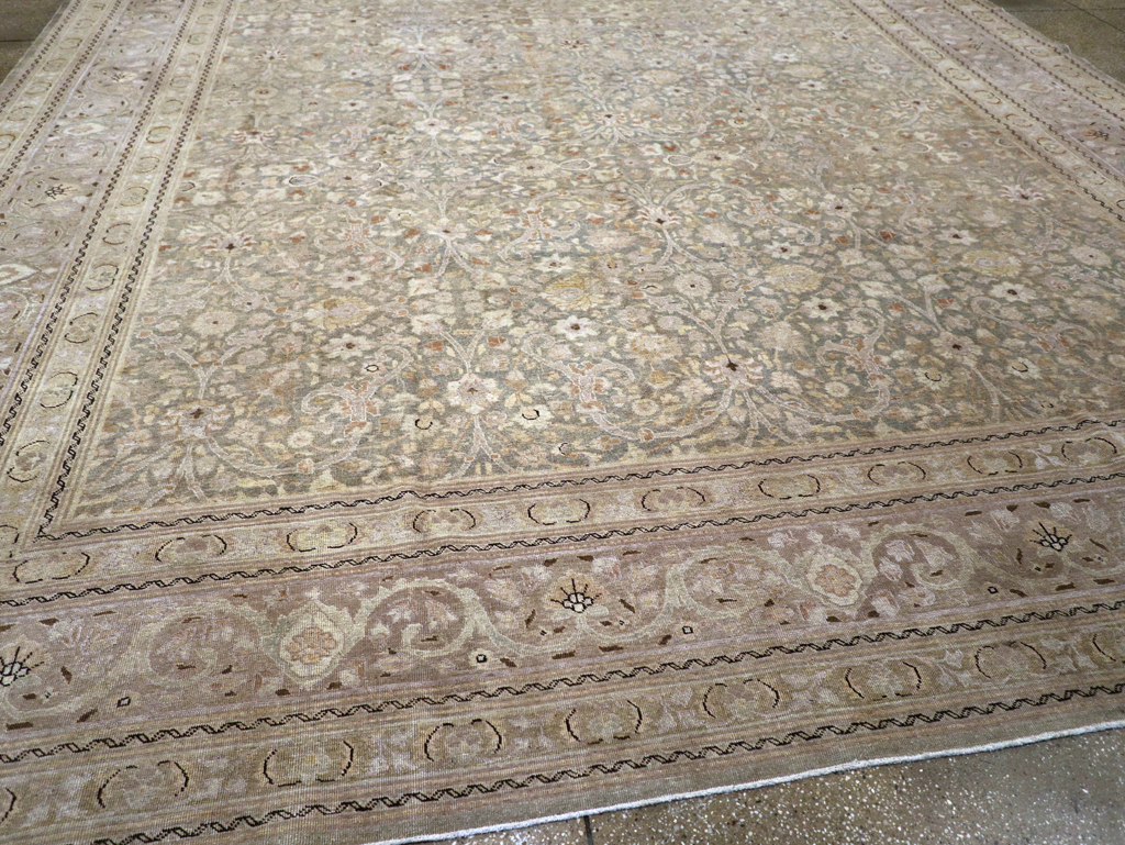 Antique tabriz Carpet - # 57482
