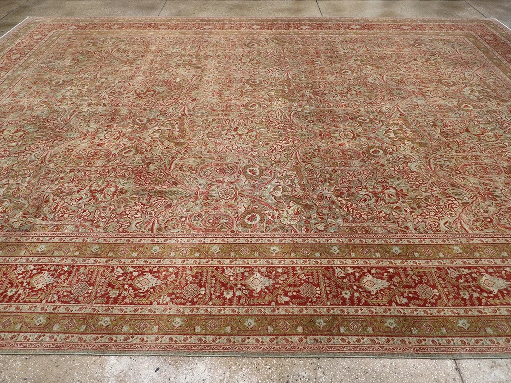 Antique tabriz Carpet - # 57760