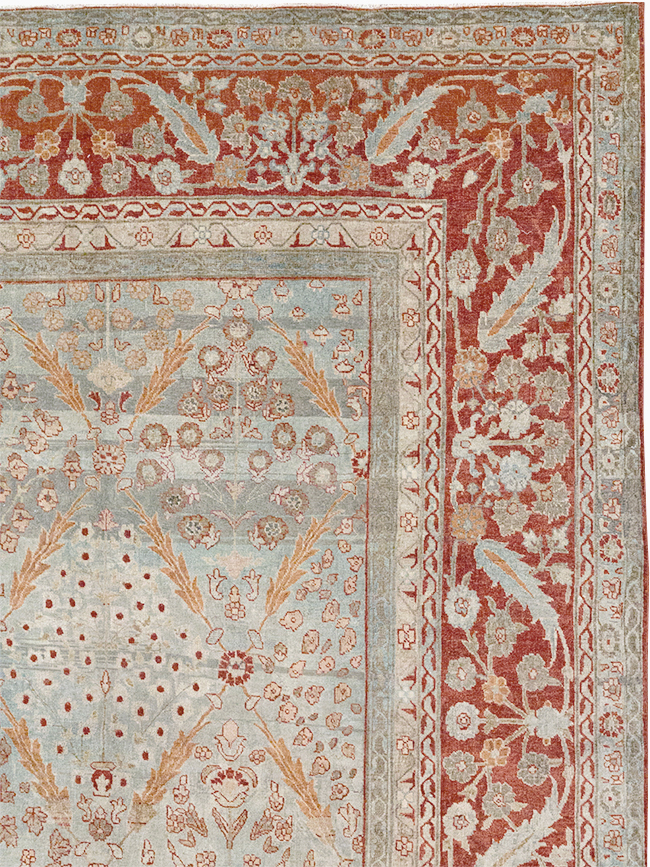 Antique tabriz Carpet - # 57798