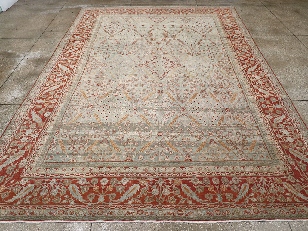 Antique tabriz Carpet - # 57798