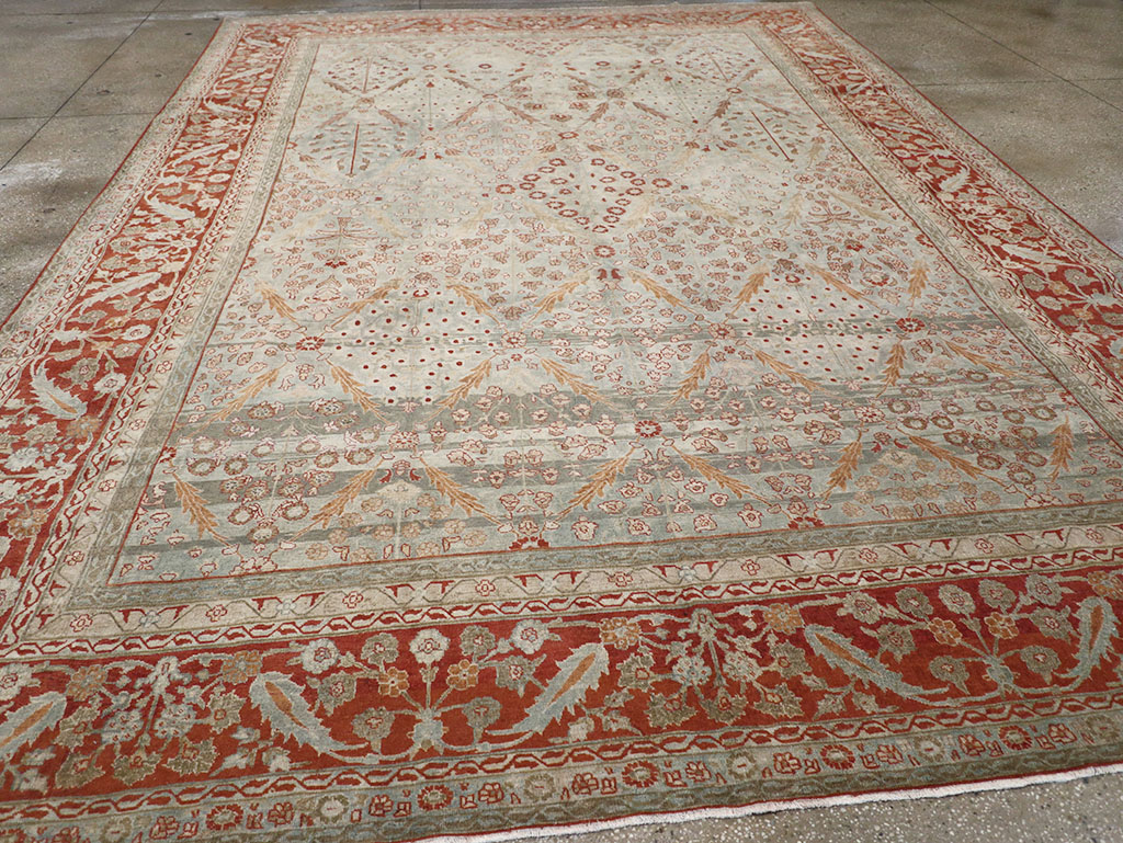 Antique tabriz Carpet - # 57798