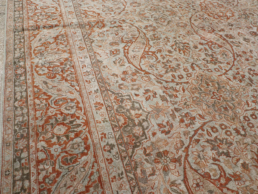 Antique tabriz Carpet - # 57907