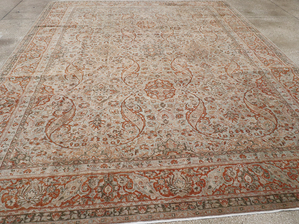 Antique tabriz Carpet - # 57907