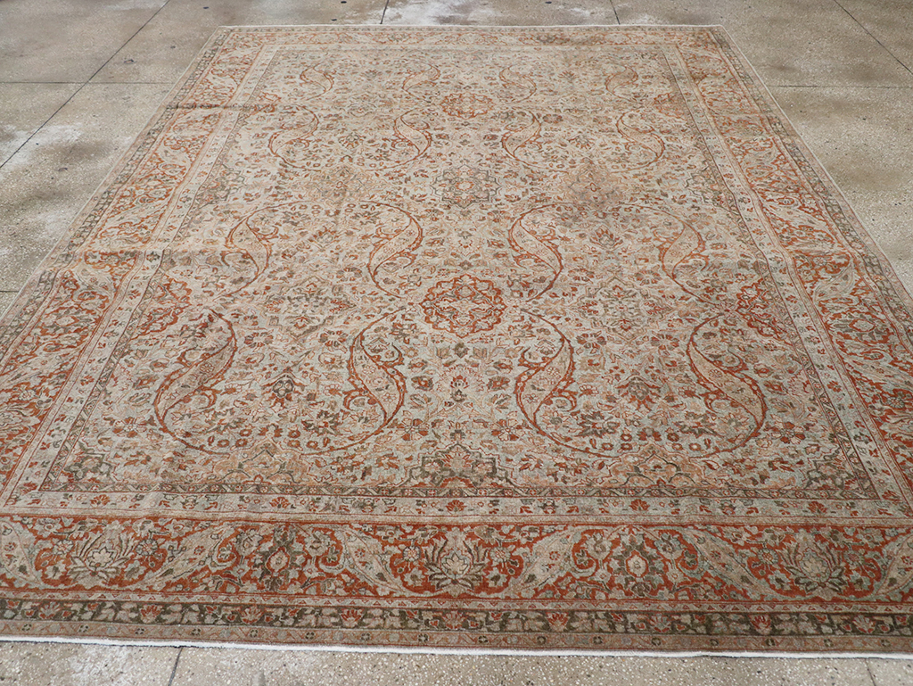 Antique tabriz Carpet - # 57907