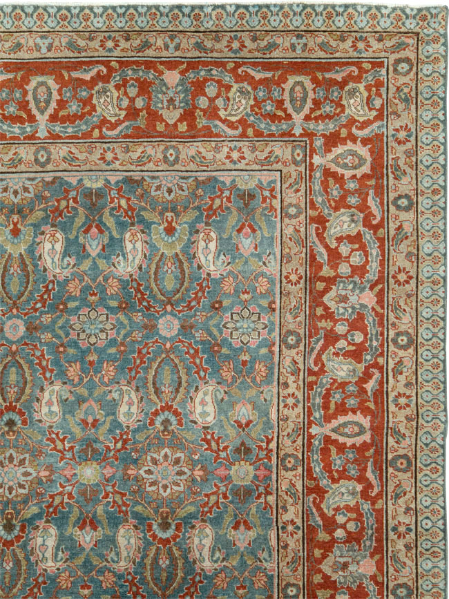 Antique tabriz Carpet - # 57926