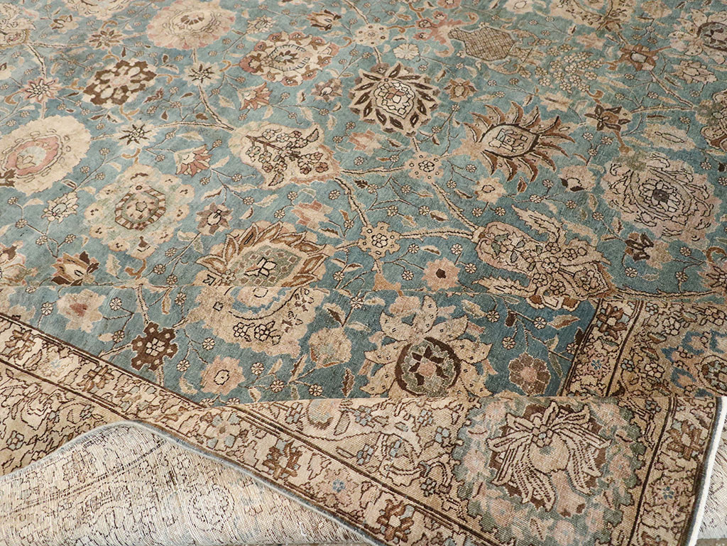 Antique tabriz Carpet - # 58075