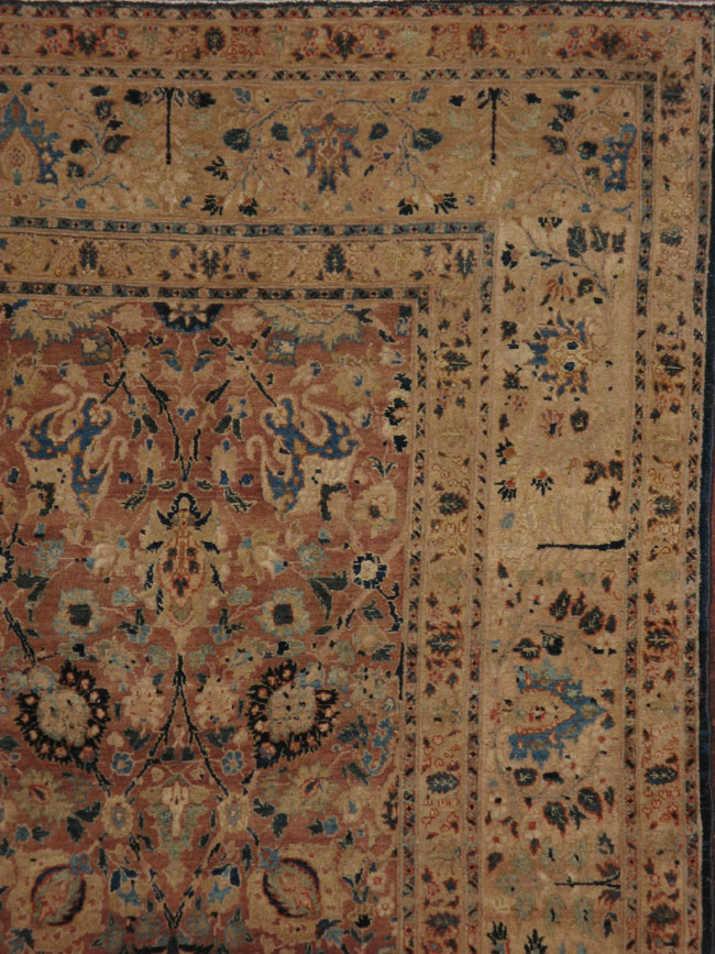 Antique tabriz Carpet - # 6850