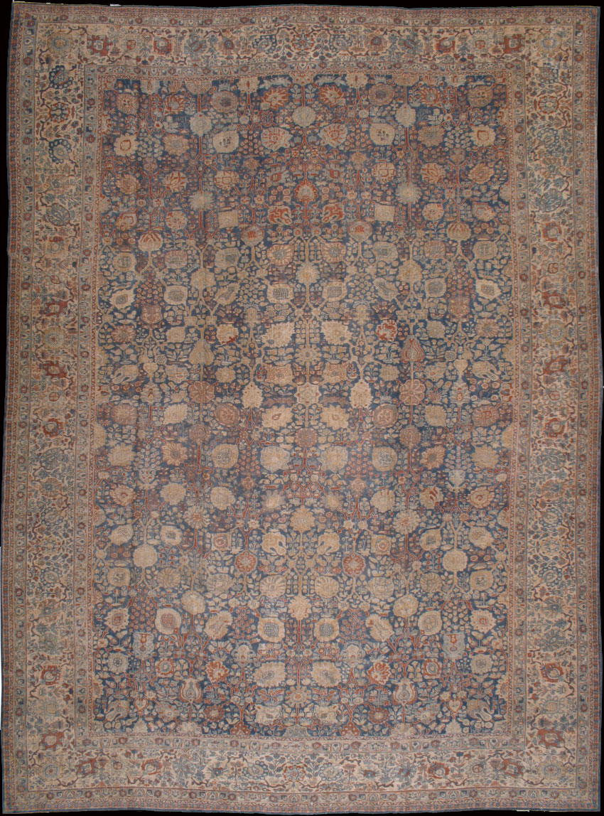 Antique tabriz Carpet - # 7390