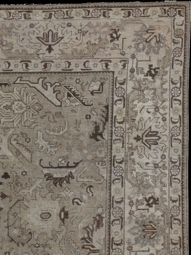 Antique tabriz Carpet - # 7458