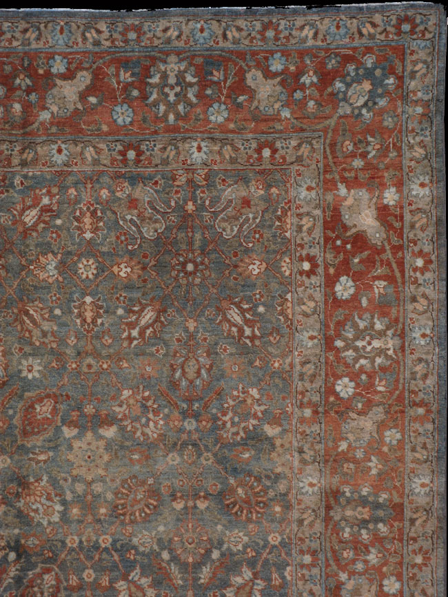 Antique tabriz Carpet - # 7719