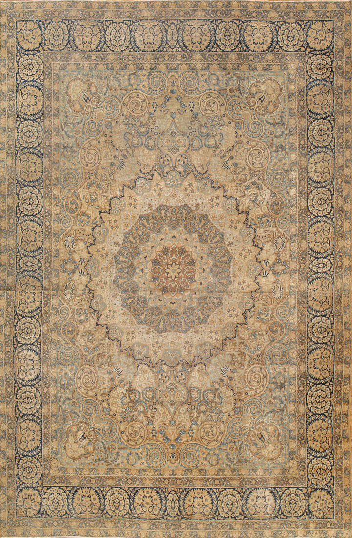 Antique tabriz Carpet - # 7975
