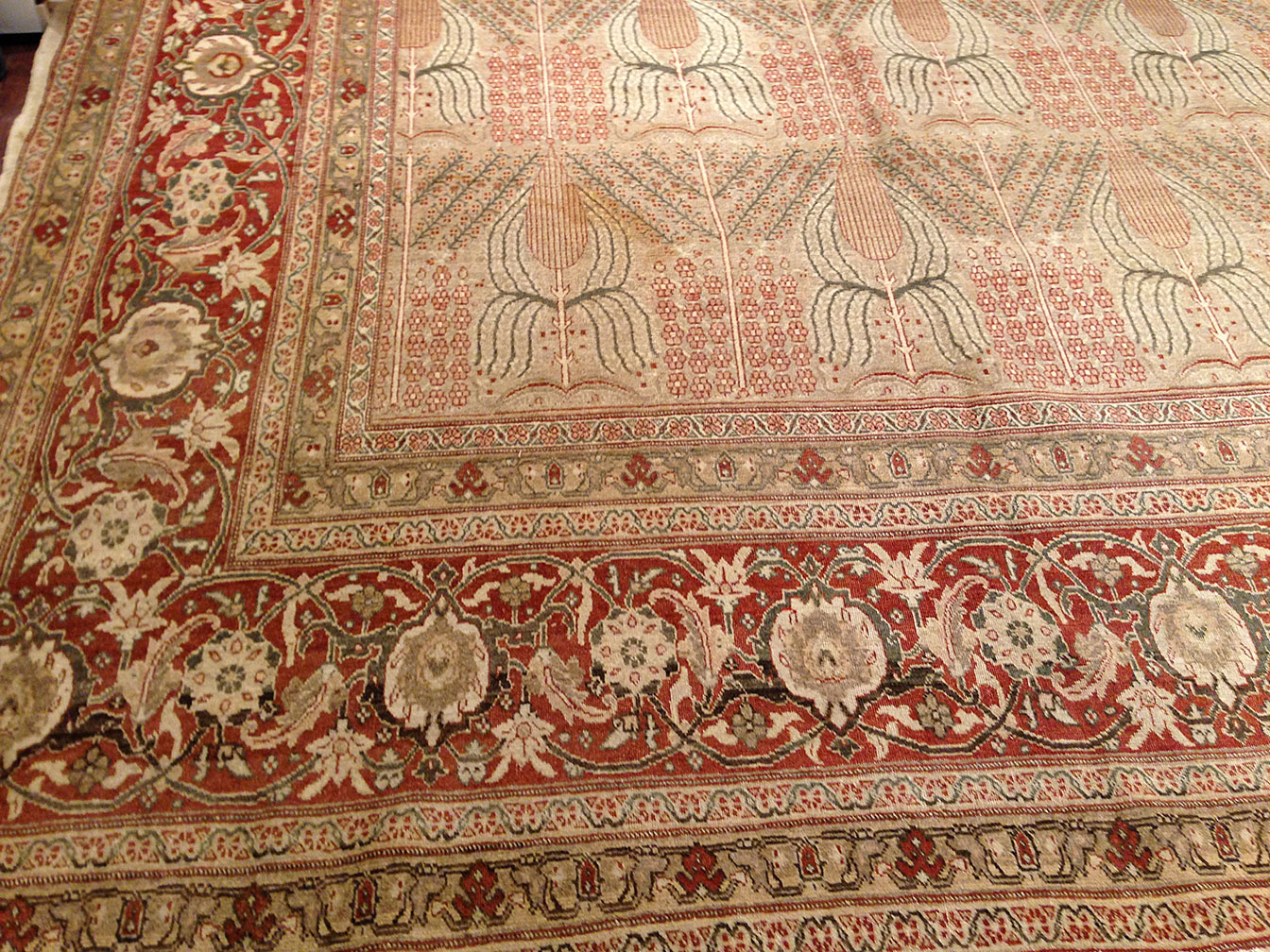 Antique tabriz Carpet - # 8969