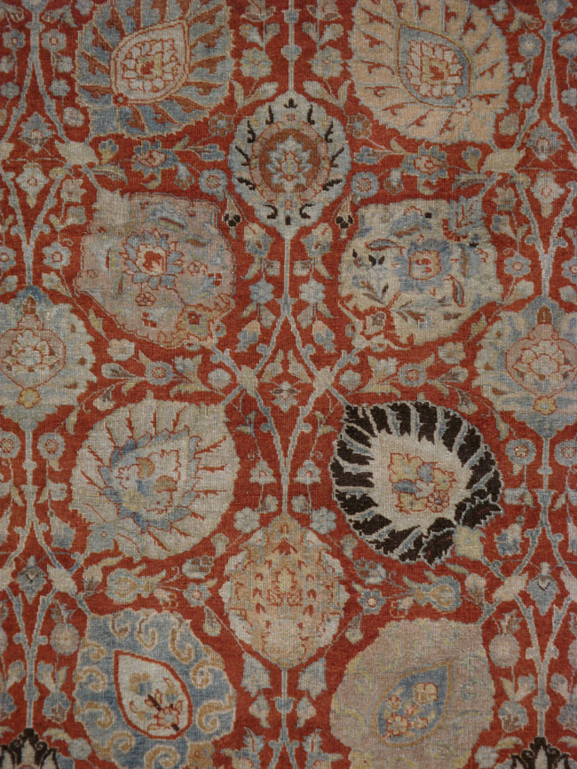 Antique tabriz Carpet - # 8986