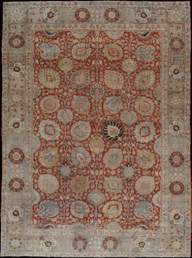 Antique tabriz Carpet - # 8986