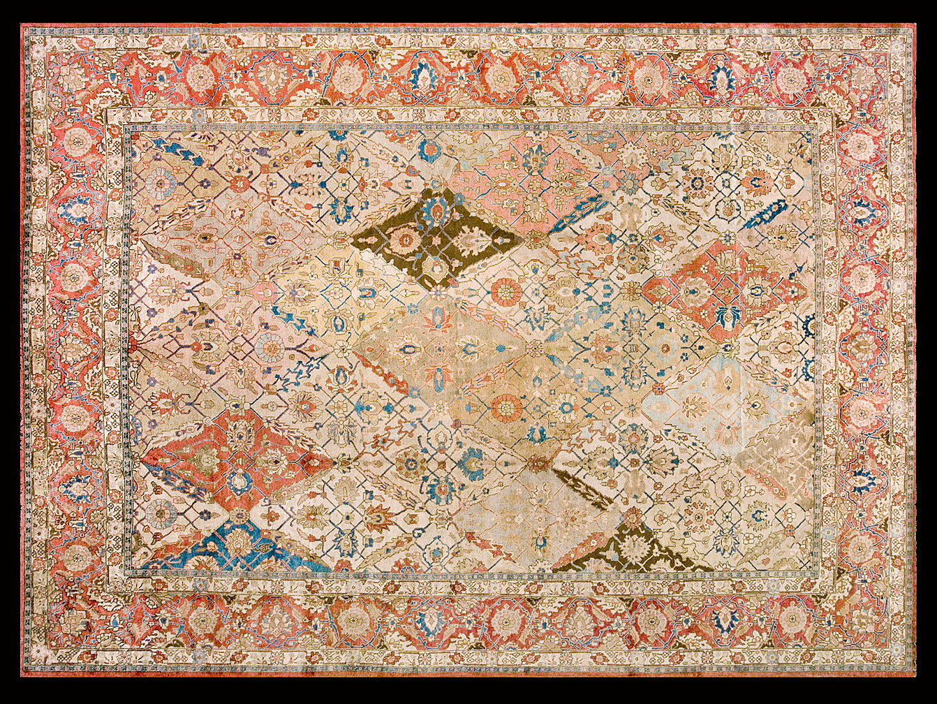 Antique tabriz Carpet - # 9009