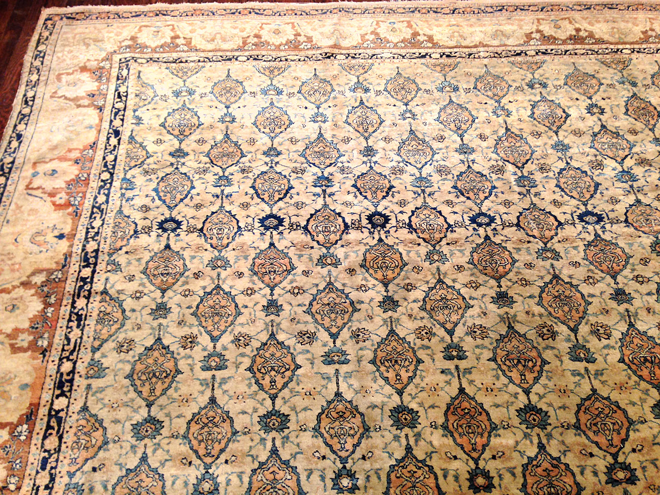 Antique tabriz Carpet - # 9187