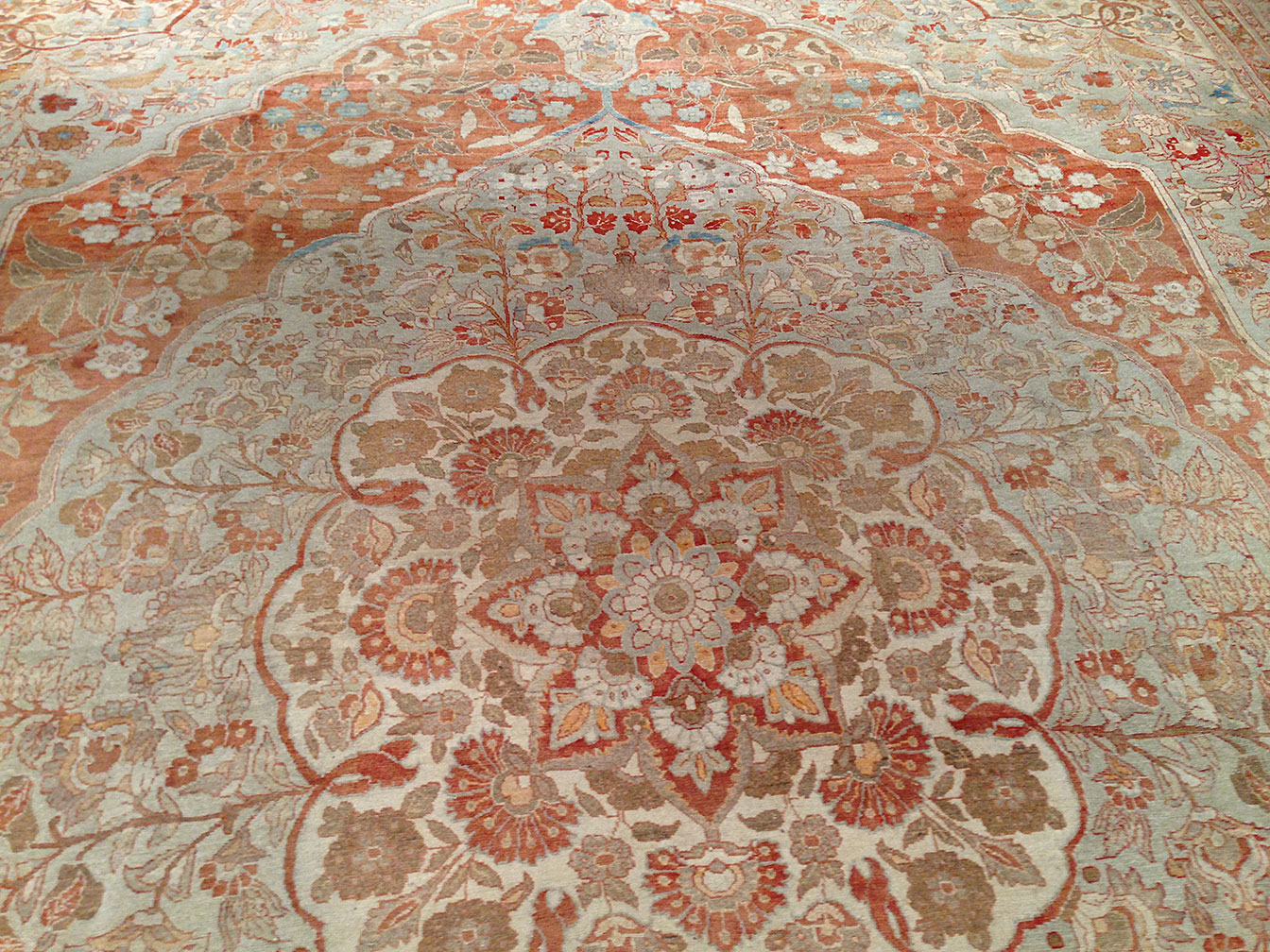 Antique tabriz Carpet - # 9361