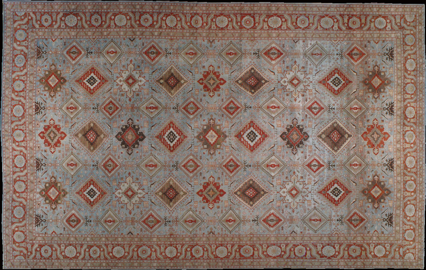 Antique tabriz Carpet - # 9573