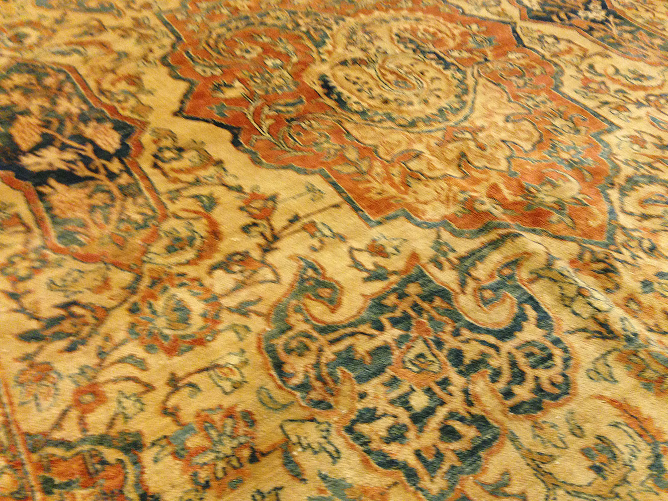 Antique tabriz Carpet - # 9772