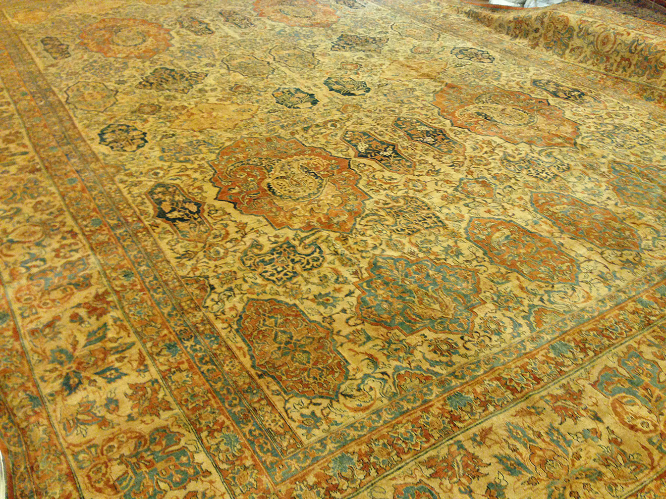 Antique tabriz Carpet - # 9772