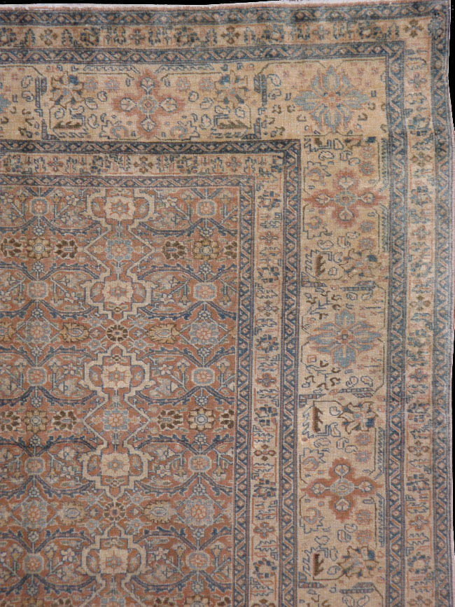 antique tabriz  square Carpet - # 41238