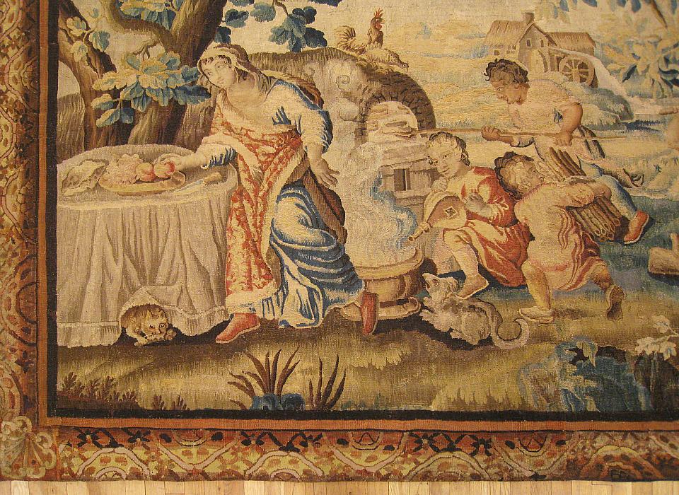 Antique tapestry - # 3832