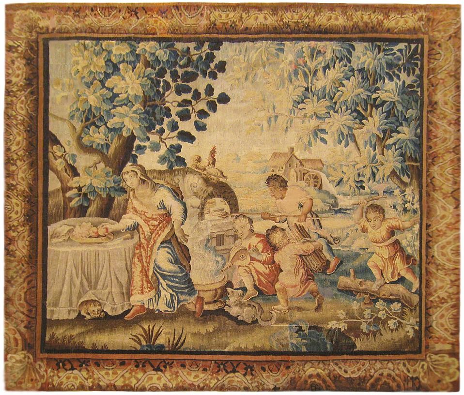 Antique tapestry - # 3832