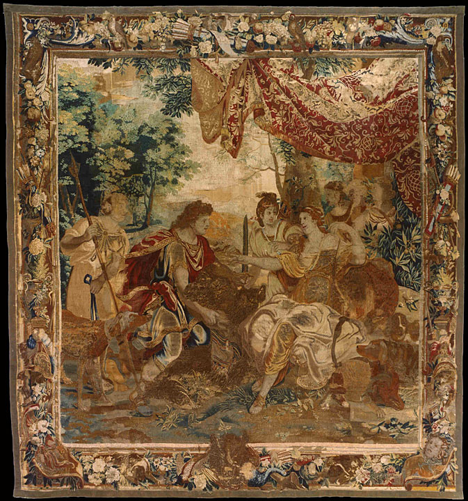 Antique tapestry - # 3845