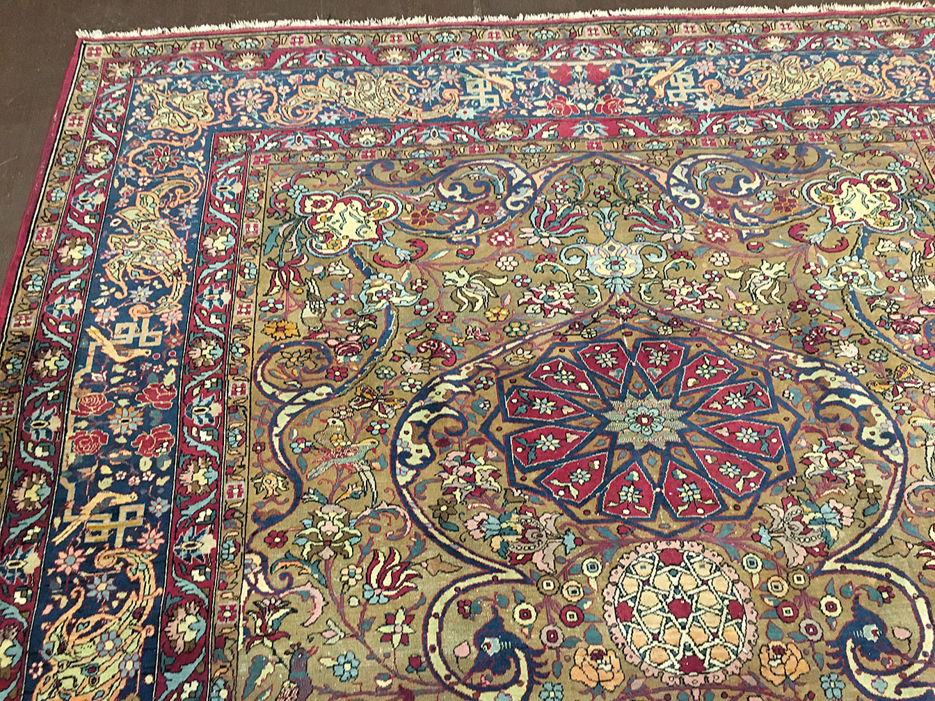 Antique teheran Carpet - # 52144