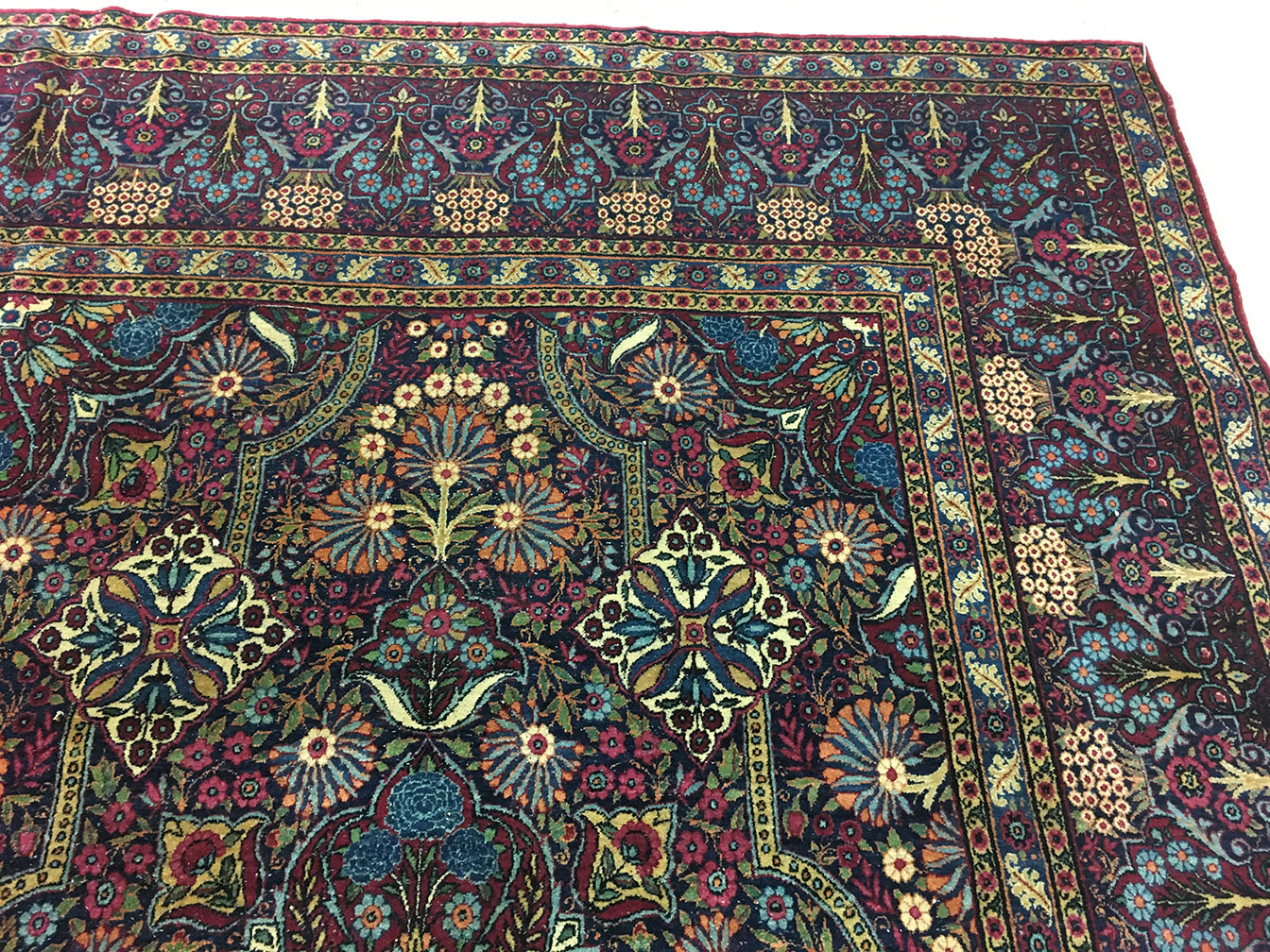 Antique yezd Carpet - # 53511