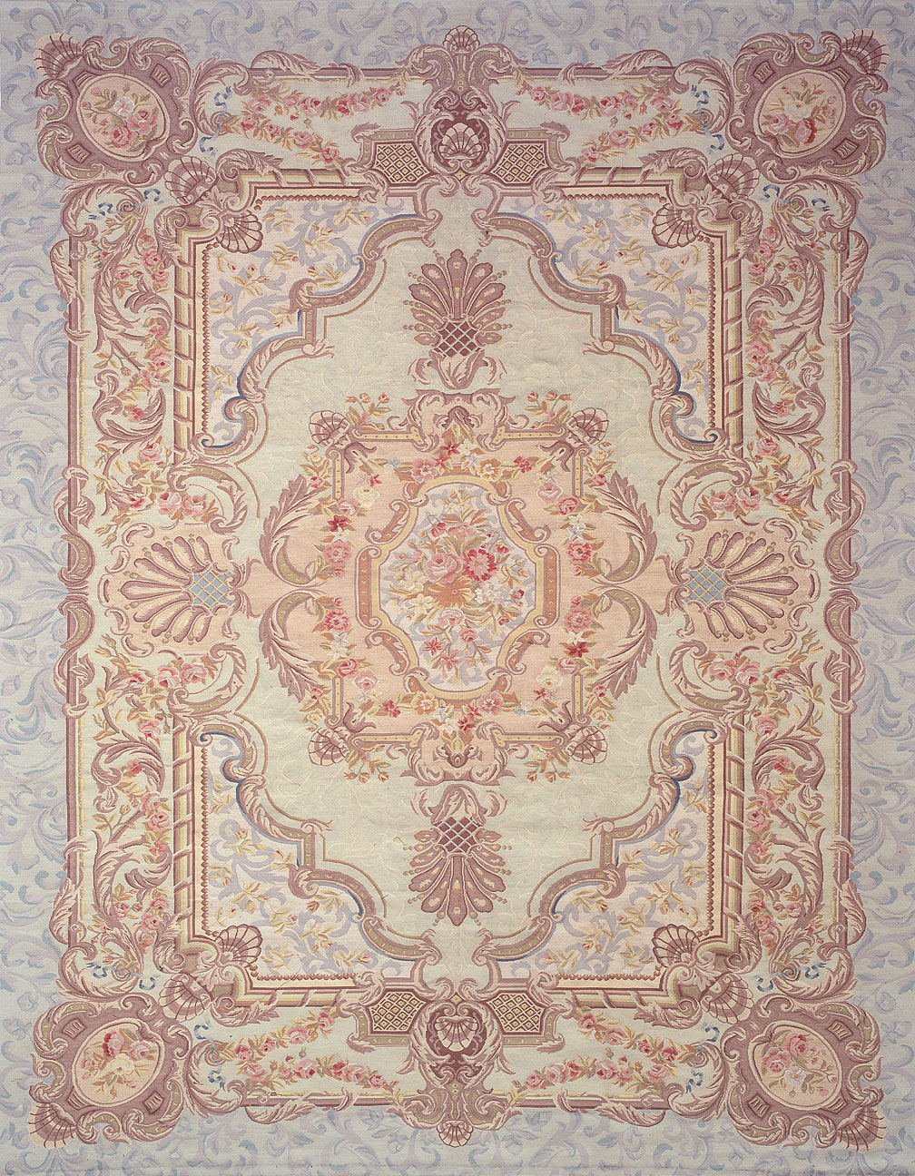 Modern aubusson Carpet - # 7576