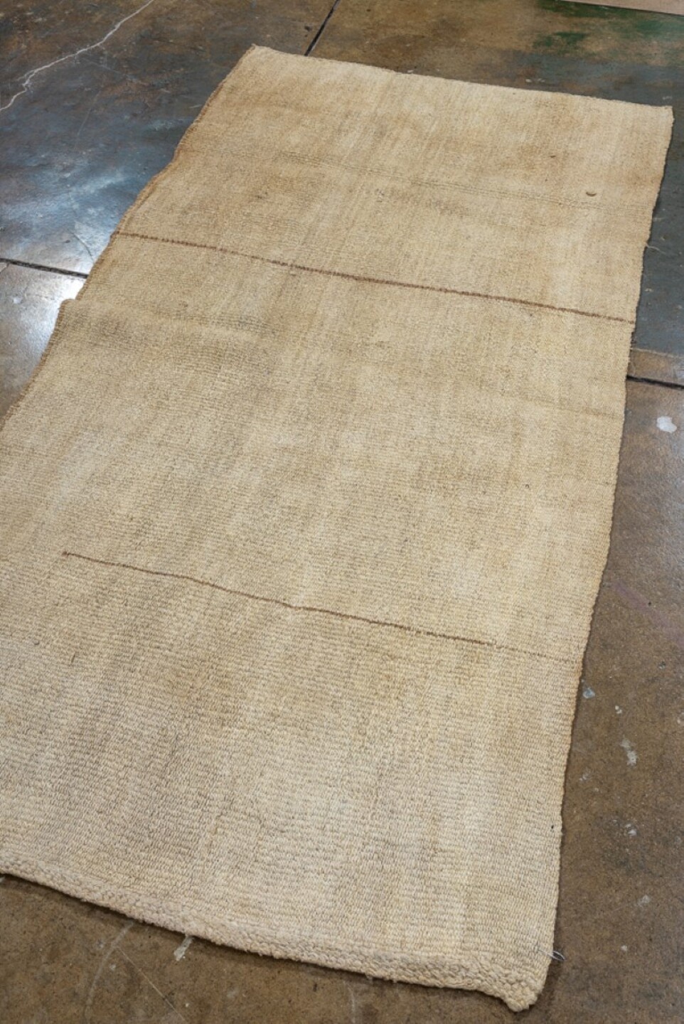 hemp kilim Rug - # 125971