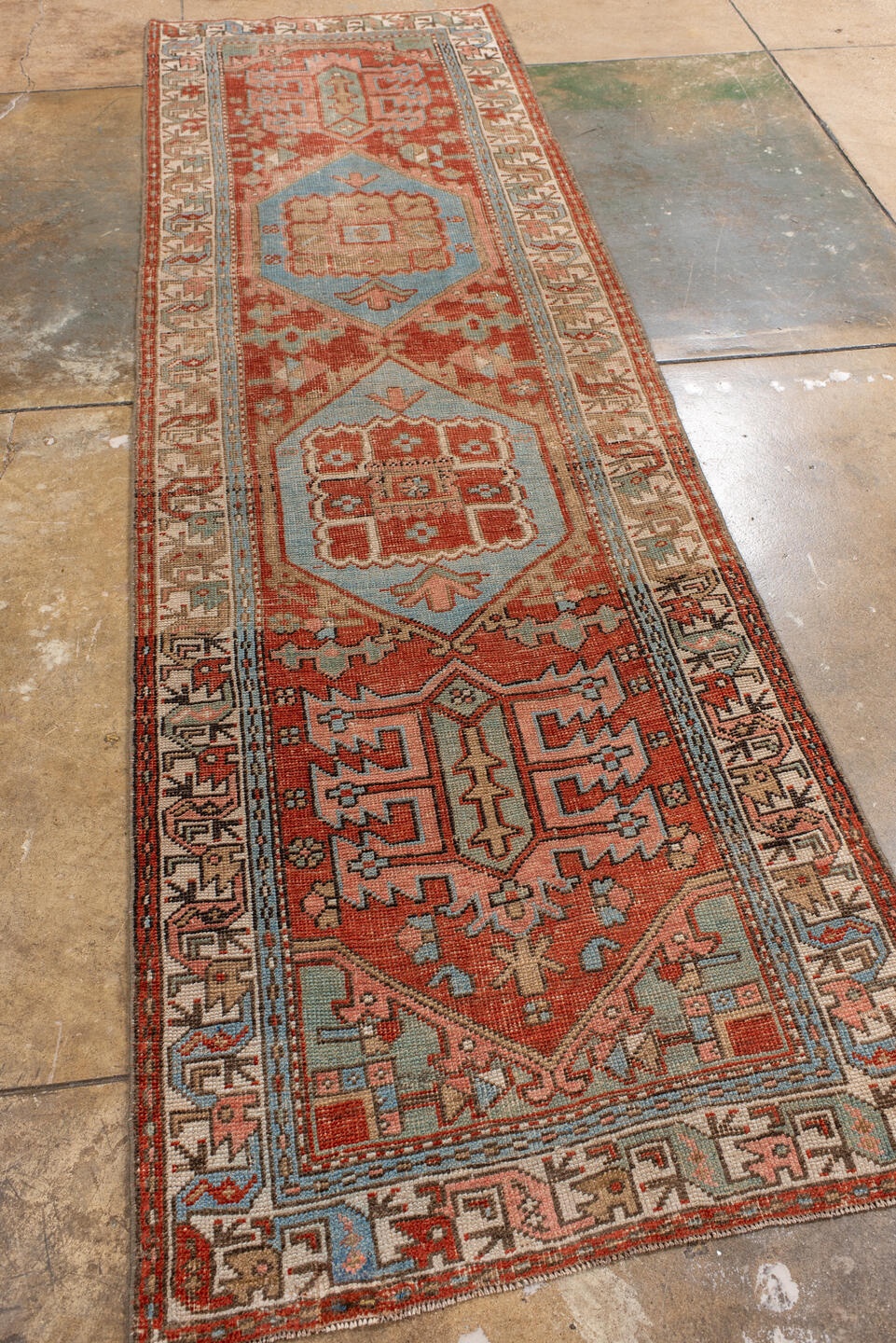 heriz Runner - # 128366