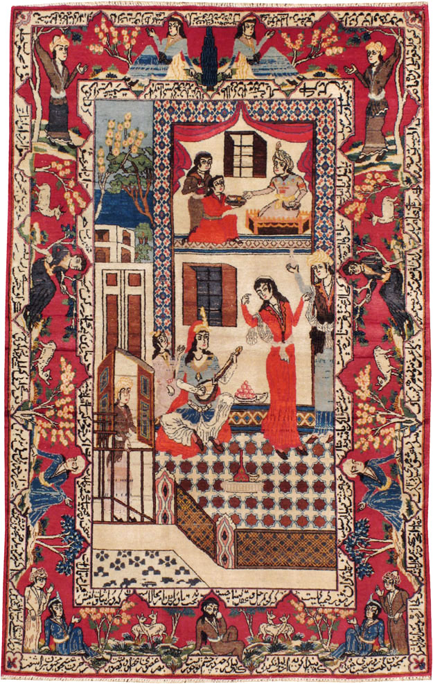 kashan Rug - # 102962