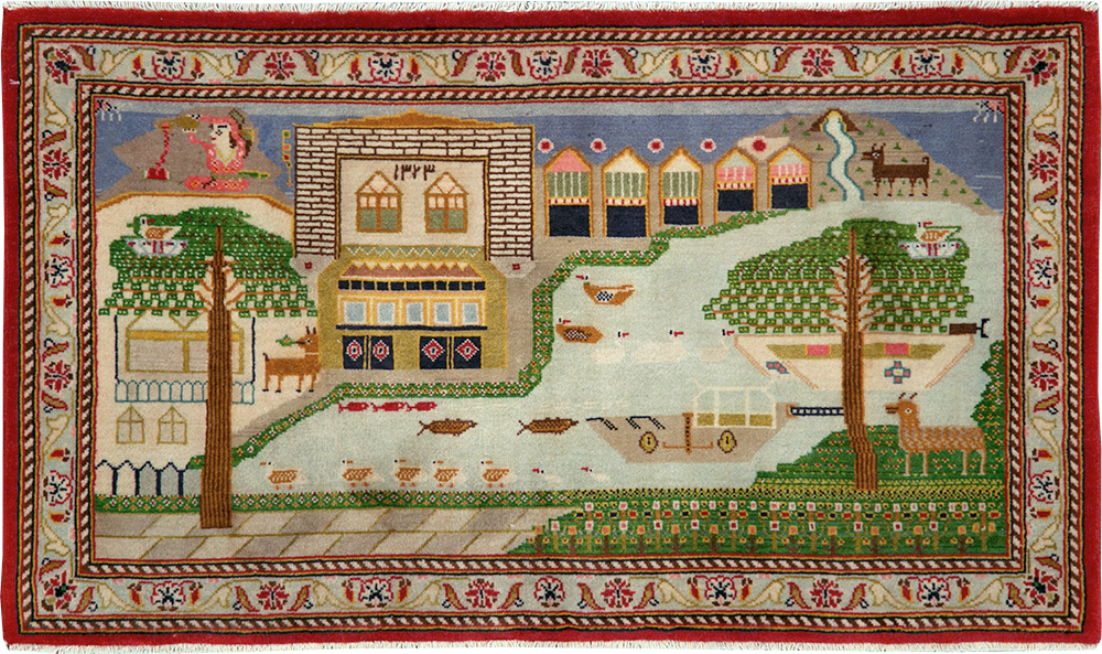 kashan Rug - # 106045