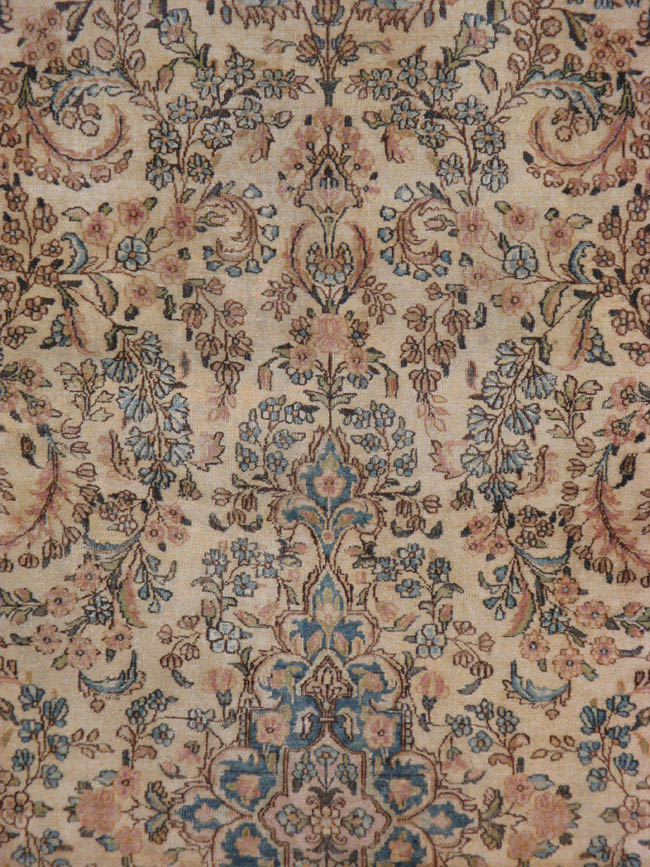 Antique kirman Carpet - # 42138