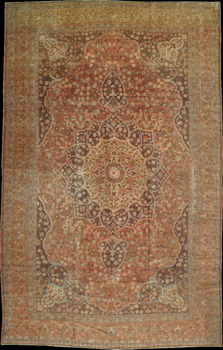Antique tabriz Carpet - # 41527