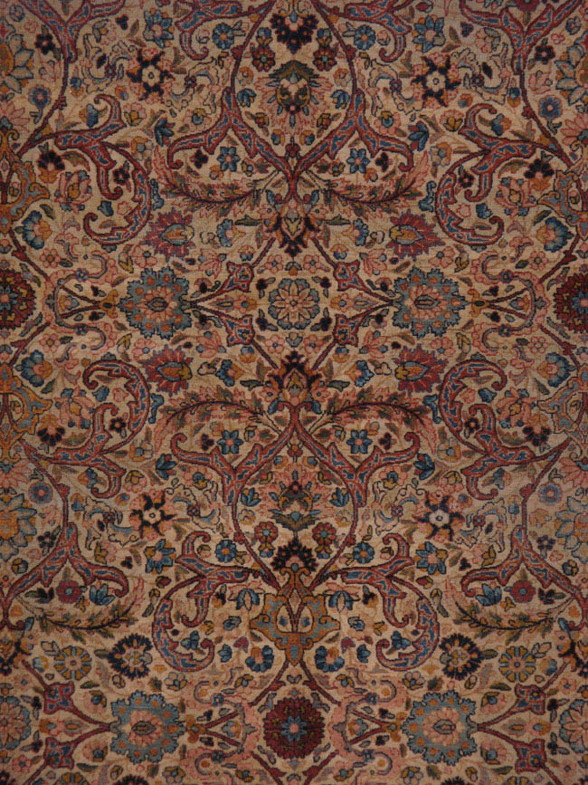 antique lavar kerman Carpet - # 40411