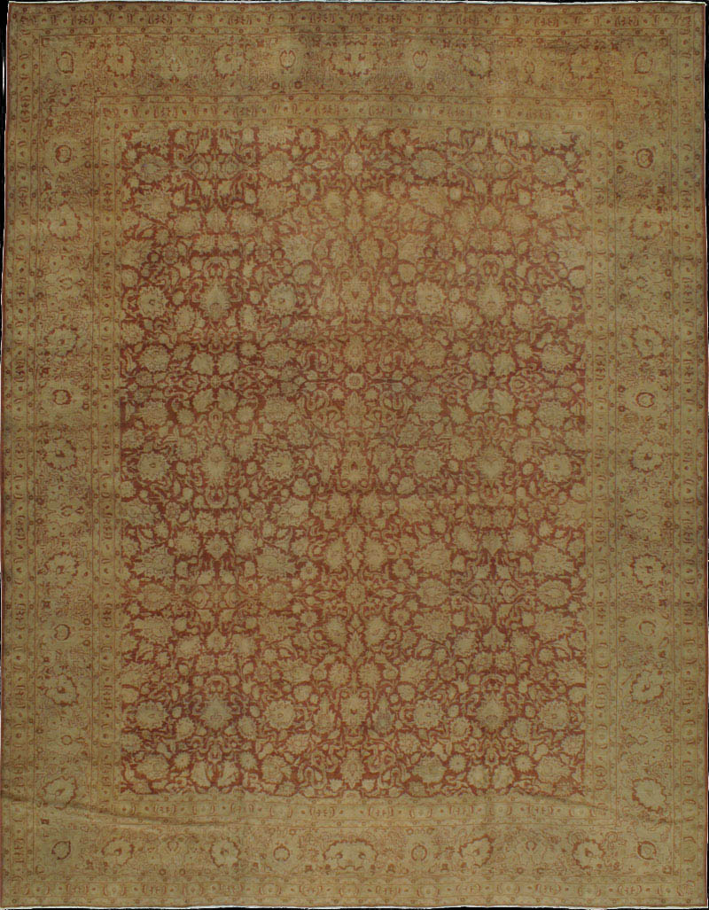 antique tabriz Carpet - # 40108