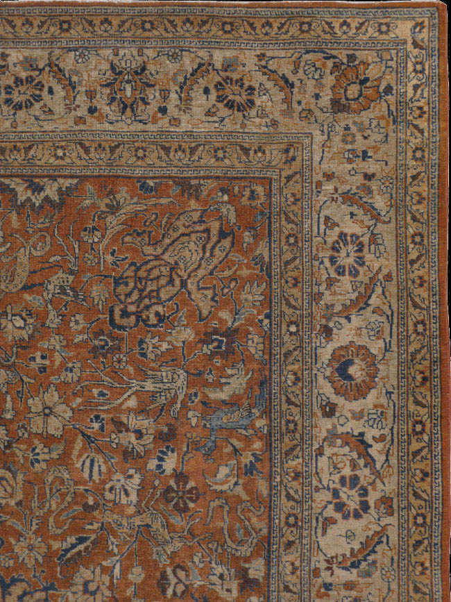 antique tabriz Carpet - # 40122