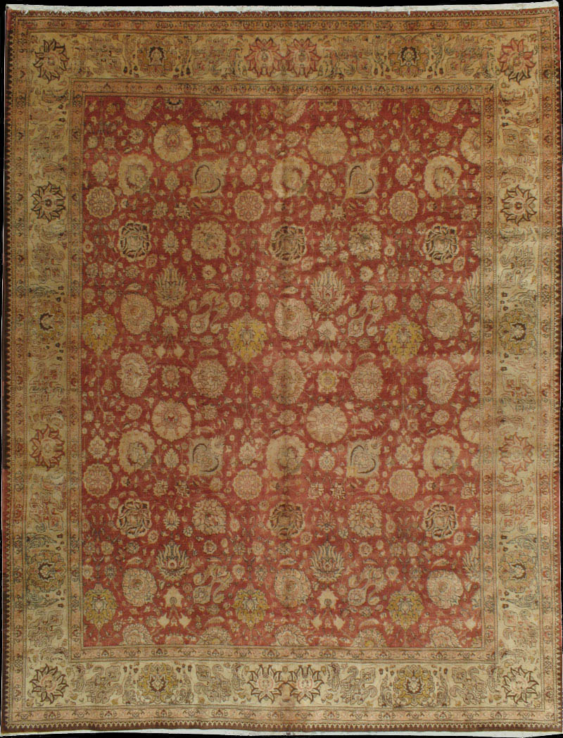 antique tabriz Carpet - # 40213