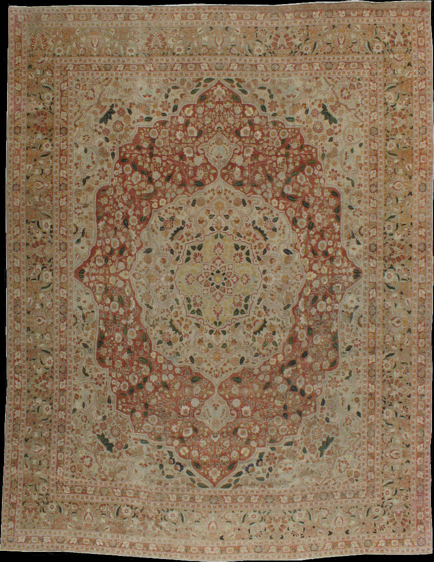 antique tabriz Carpet - # 40269